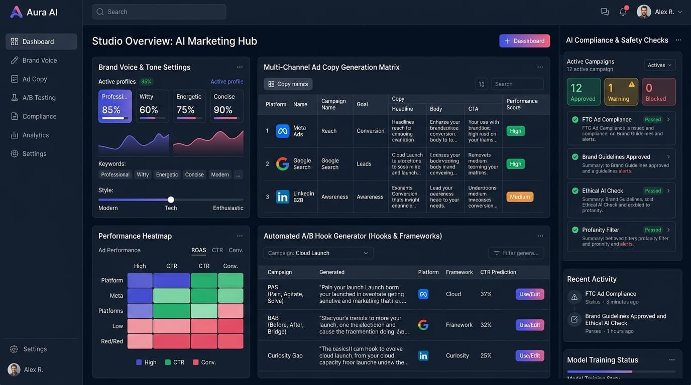 AI Marketing Copy Studio