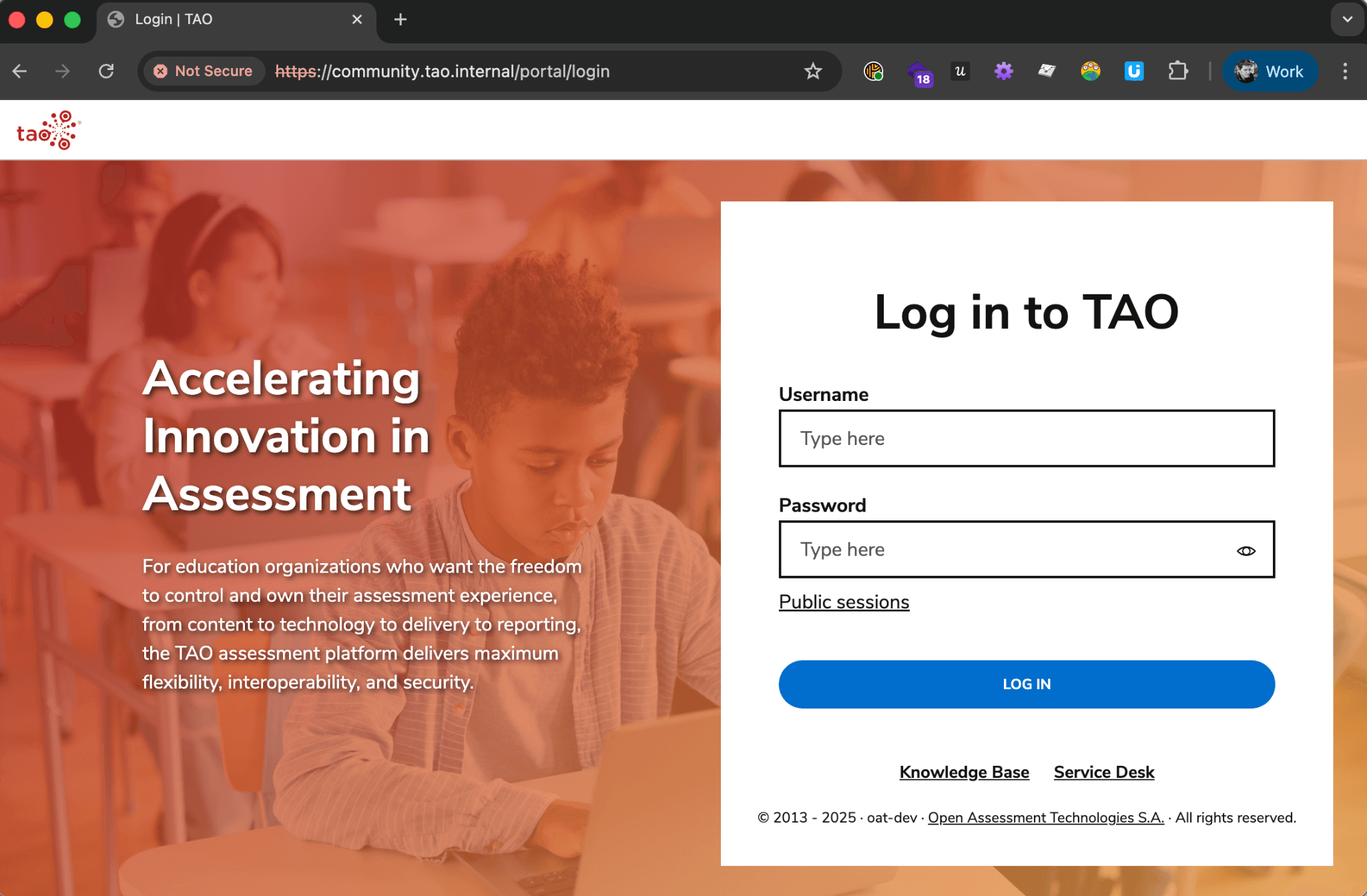 Secure Authentication & Workspace Switcher Portal