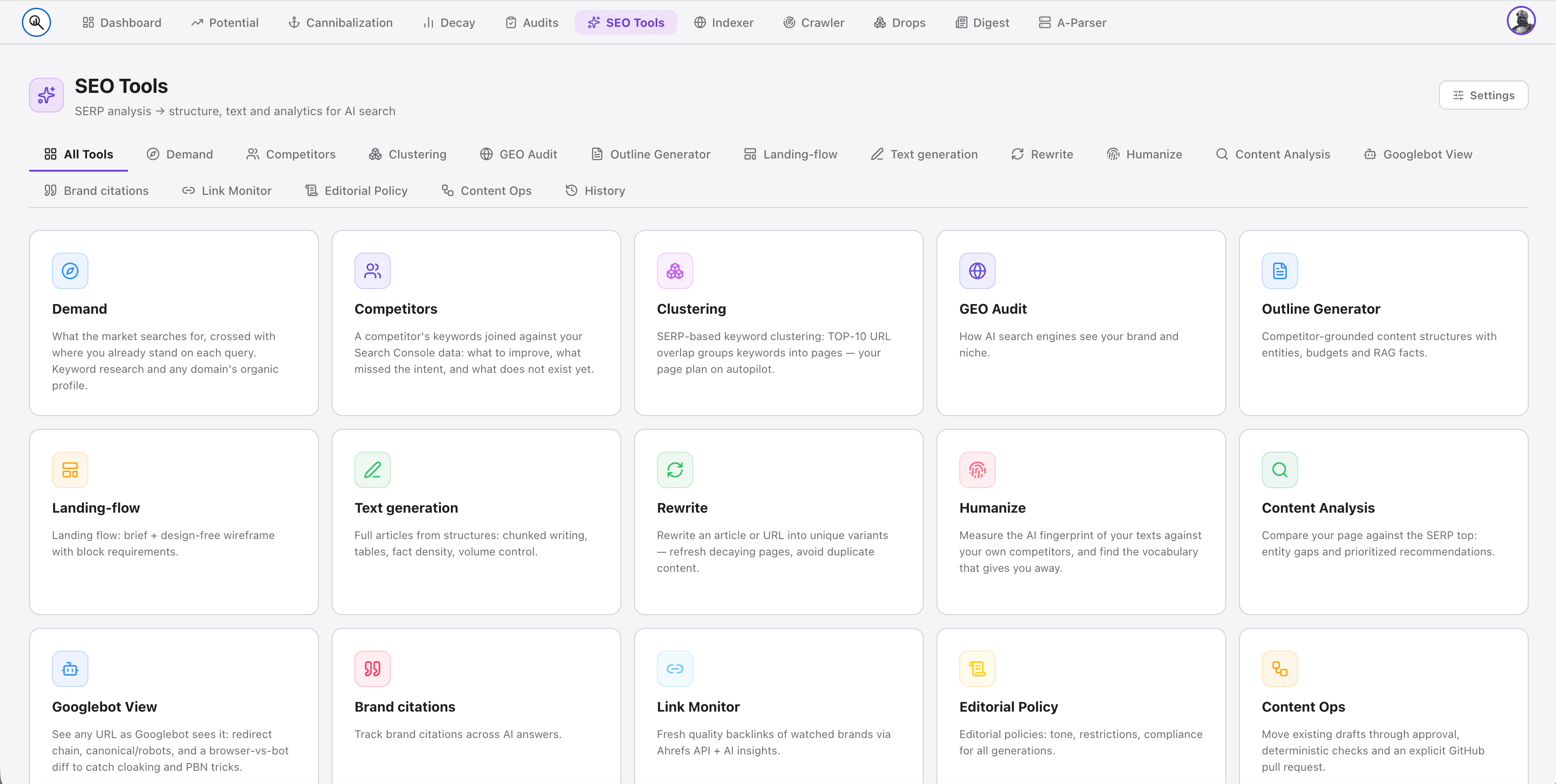 Technical SEO Auditing & Indexing Workbench